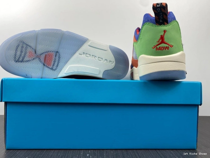 1st Kicks Shoes 5 Air Doernbecher DR6287-486 Low Jordan 0804